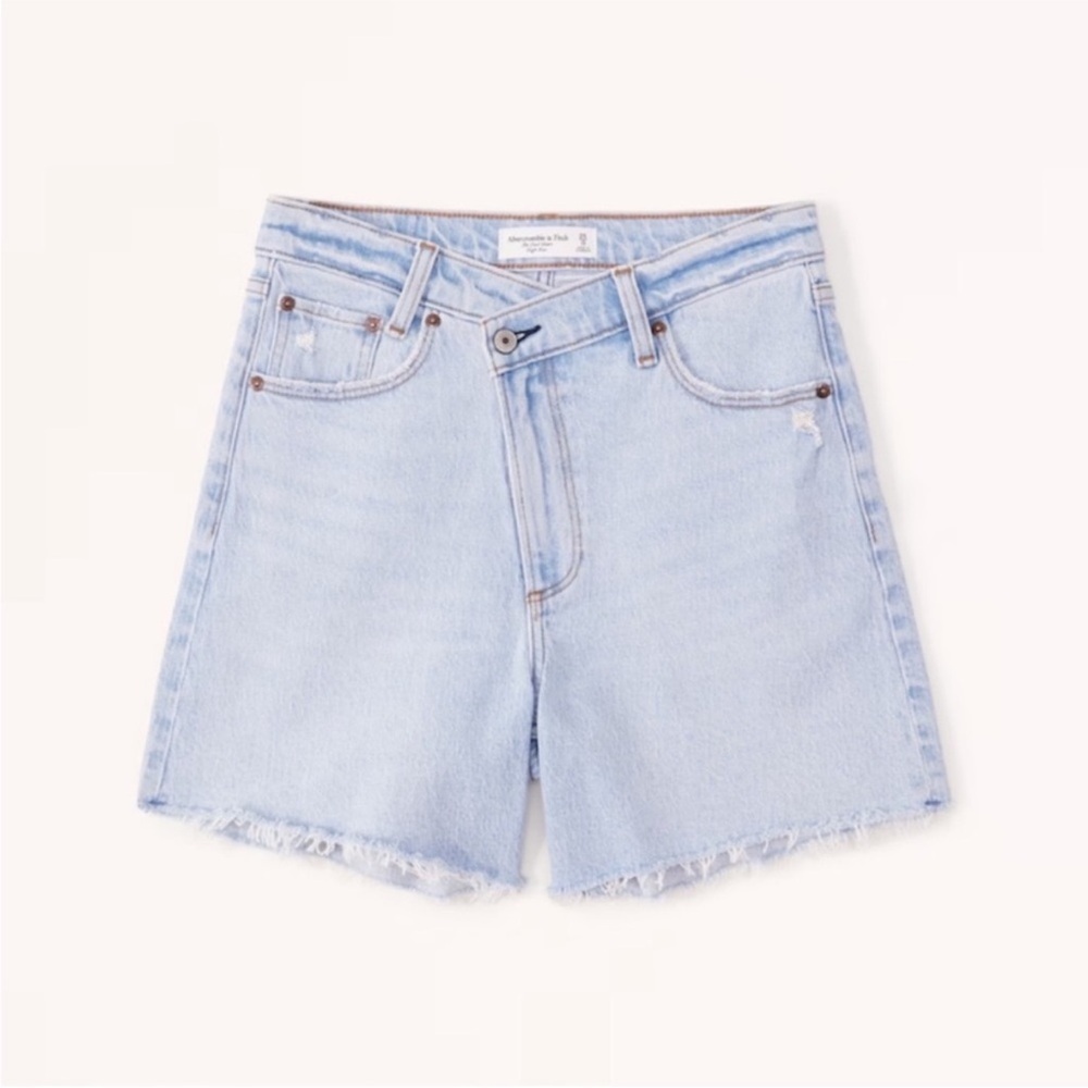 Abercrombie & Fitch Light Wash Jean Shorts